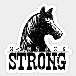 Mustang Strong WPH MEDIA Sticker